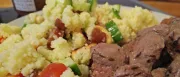 Lamm mit Couscous Salat