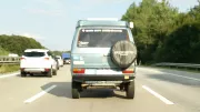VW T3 auf der Autobahn